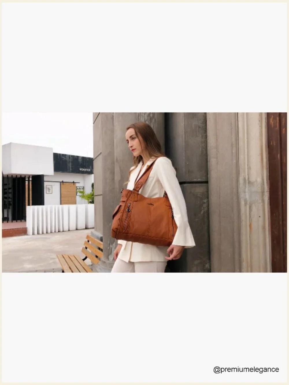 Top-Handle Hobo Purse Roomy Casual Shoulder Bag Tote Satchel